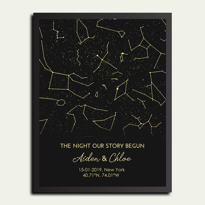 Personalized Night Sky Art