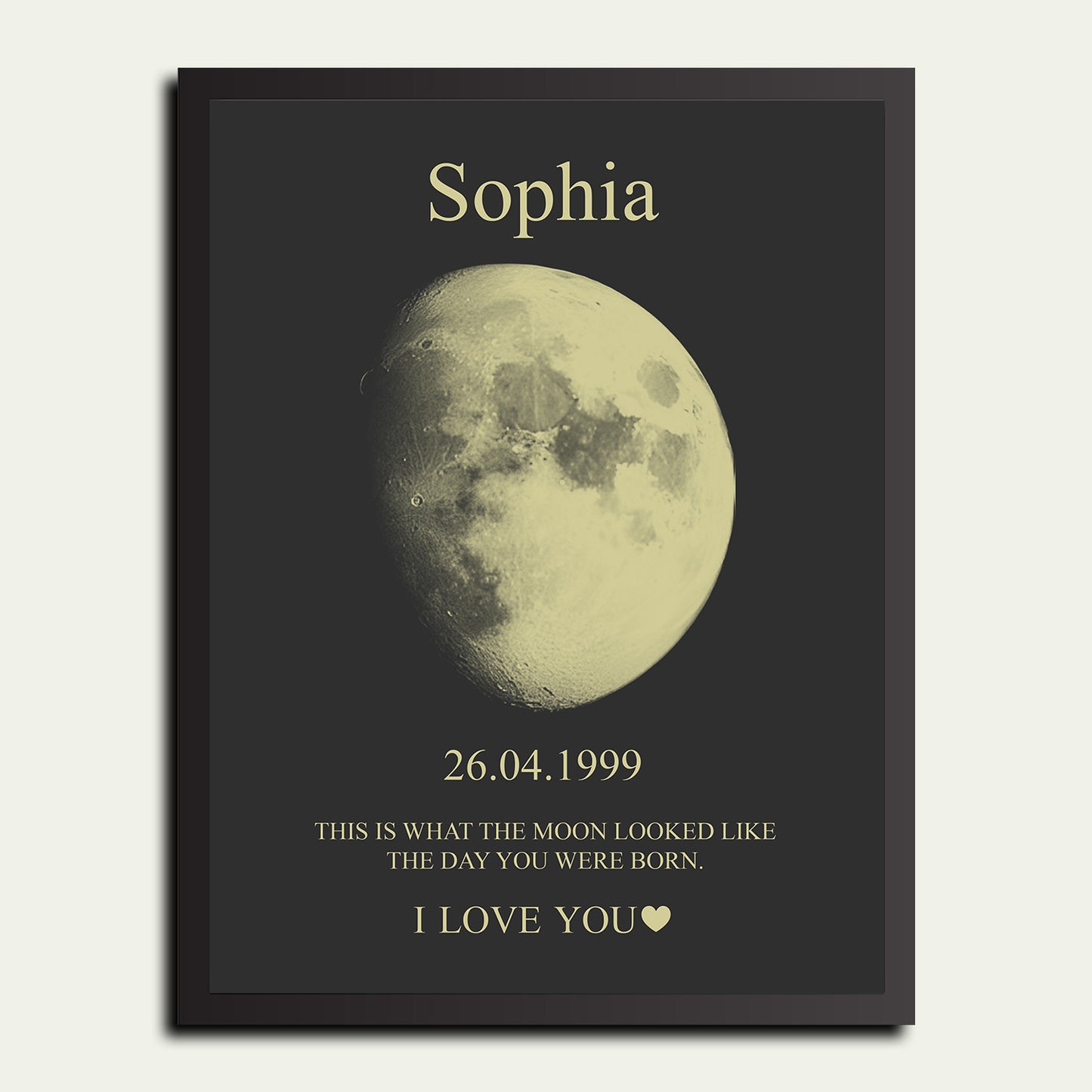 Personalized Moon Phase Art