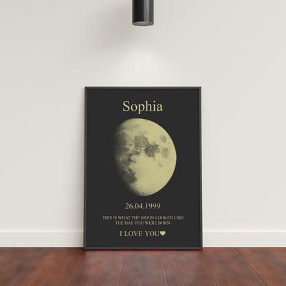 Personalized Moon Phase Art