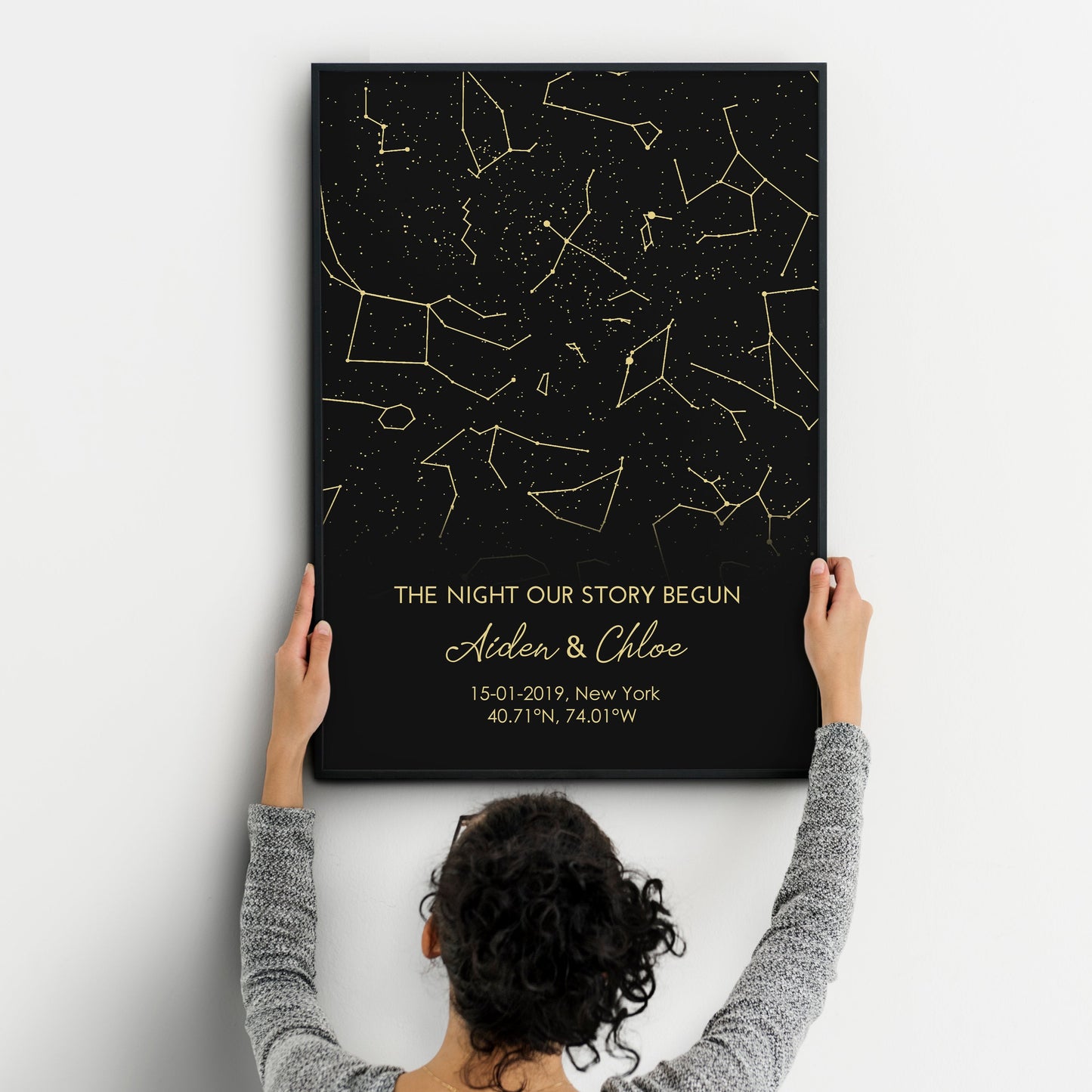 Personalized Night Sky Art